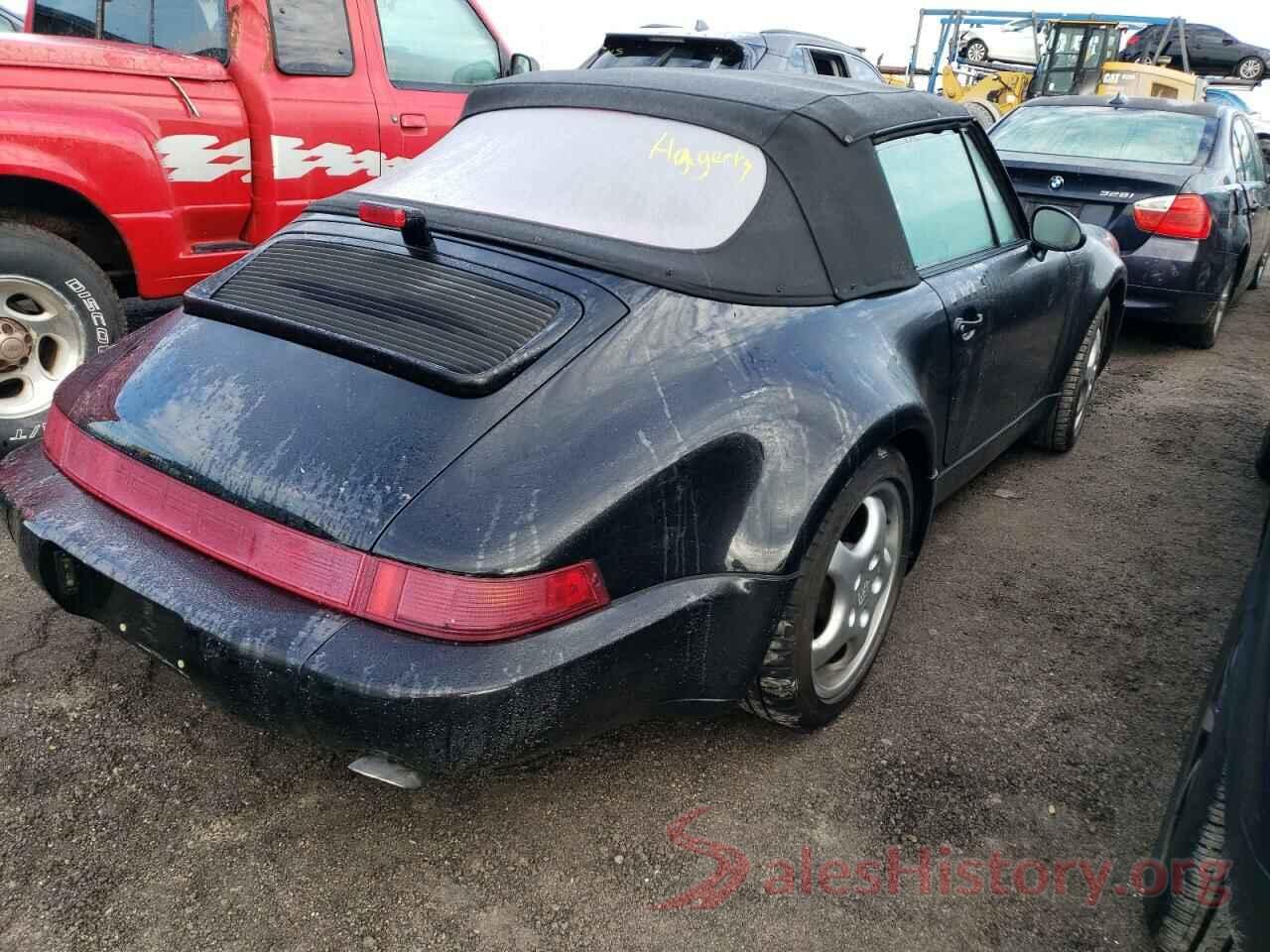 WP0CB2967NS460584 1992 PORSCHE 911