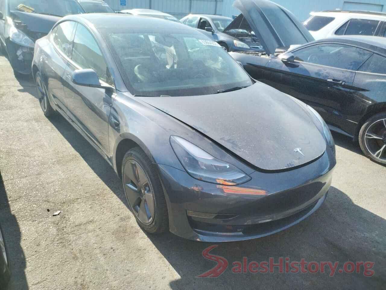 5YJ3E1EB1NF363513 2022 TESLA MODEL 3