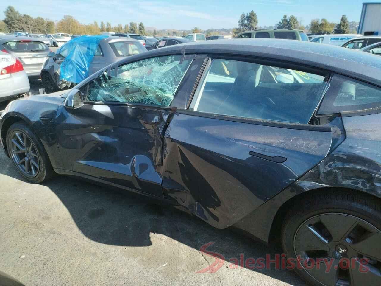 5YJ3E1EB1NF363513 2022 TESLA MODEL 3