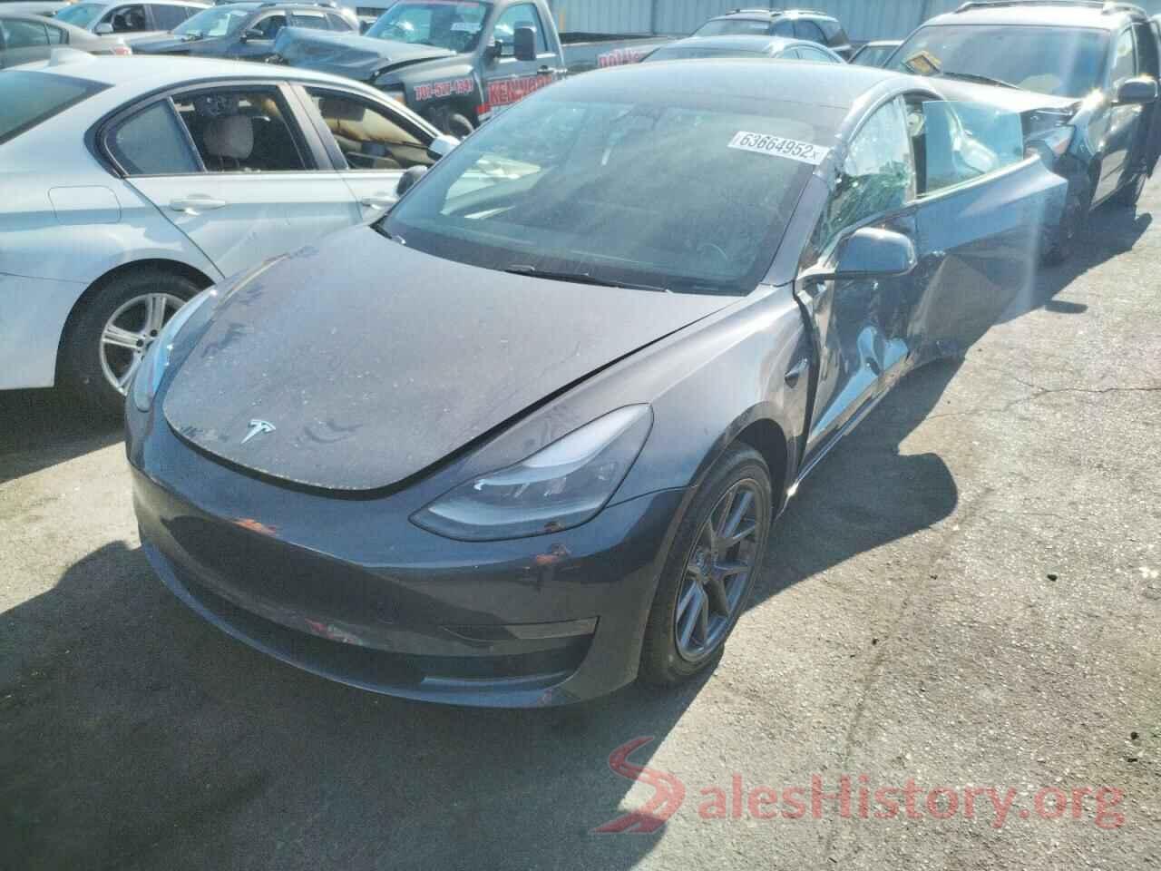 5YJ3E1EB1NF363513 2022 TESLA MODEL 3