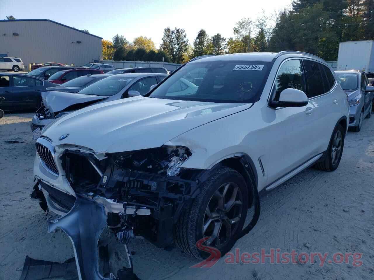 5UXTY5C09M9G61687 2021 BMW X3