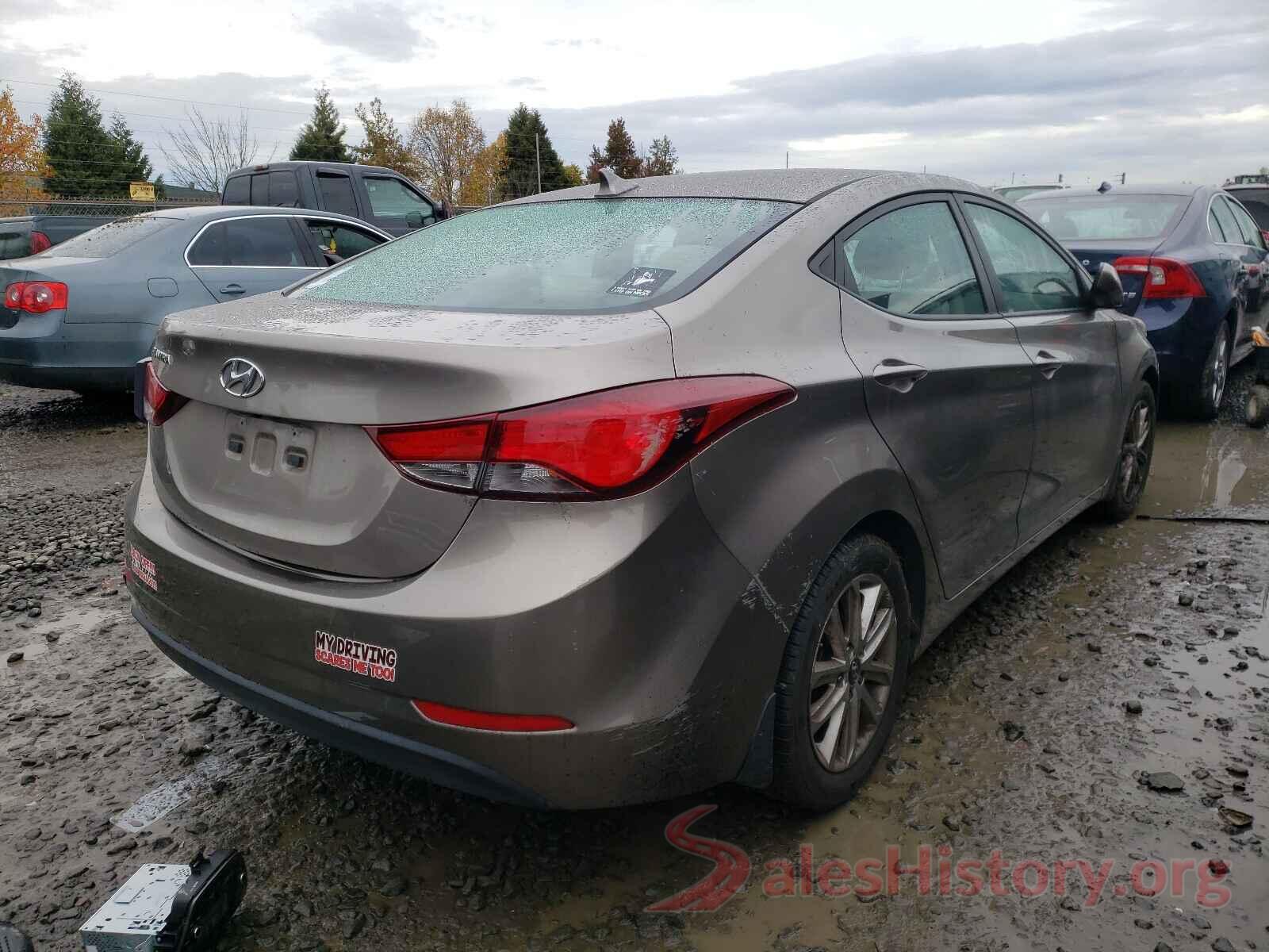 5NPDH4AE9EH535625 2014 HYUNDAI ELANTRA