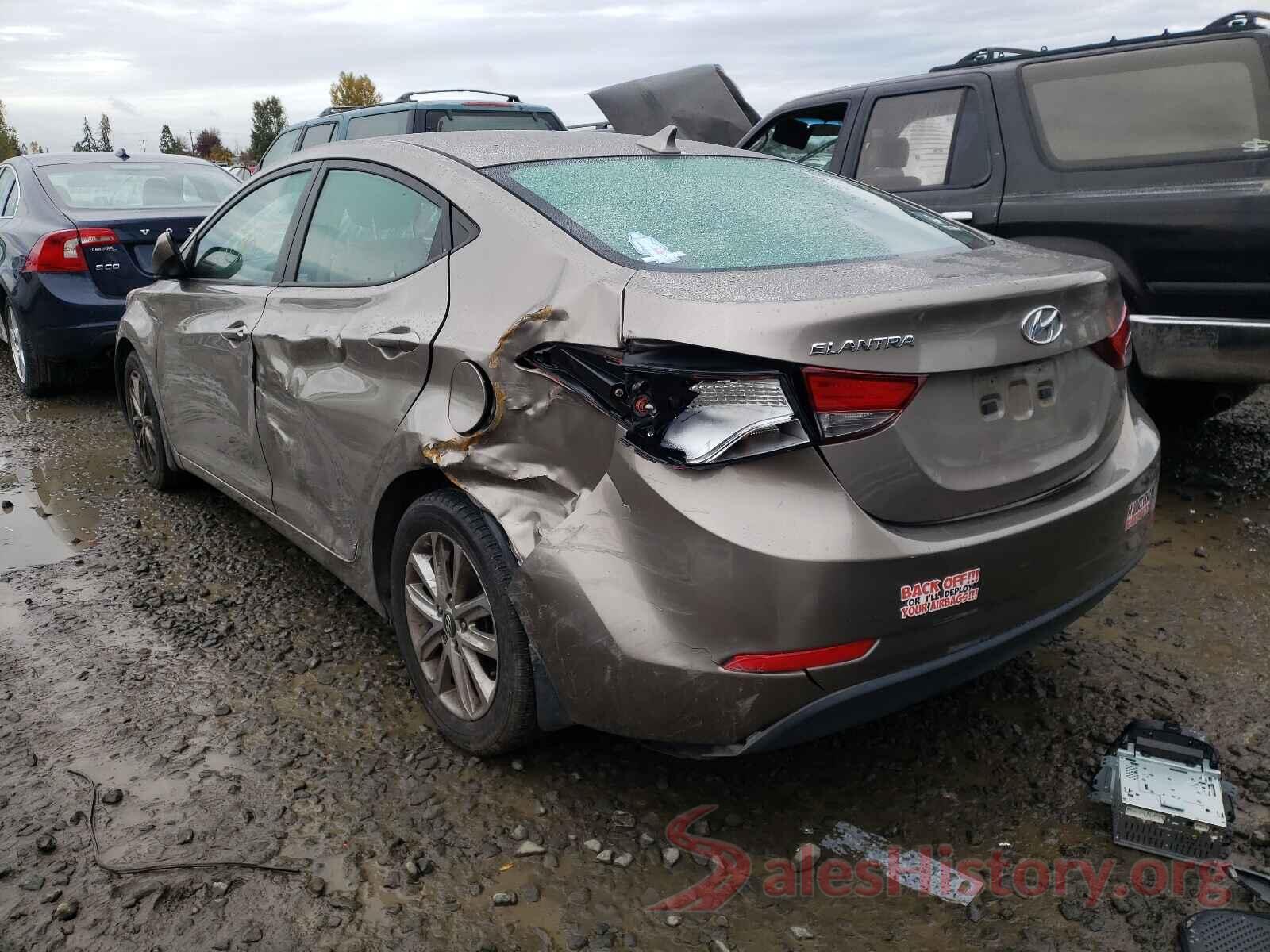 5NPDH4AE9EH535625 2014 HYUNDAI ELANTRA