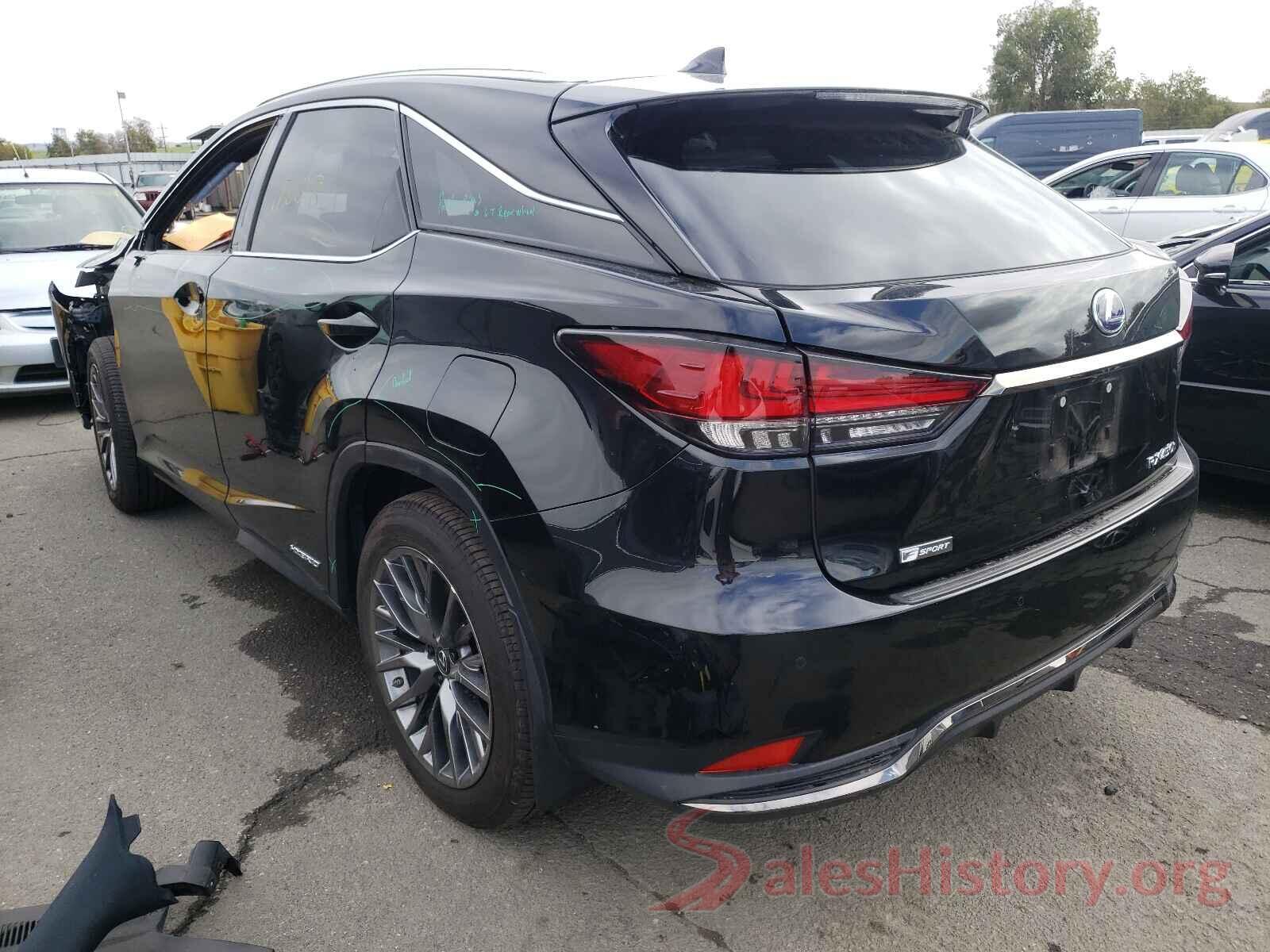 2T2YGMDA7LC045824 2020 LEXUS RX450