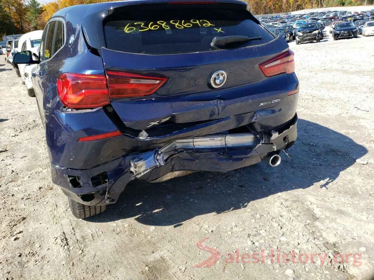 WBXYJ5C59K5N28407 2019 BMW X2