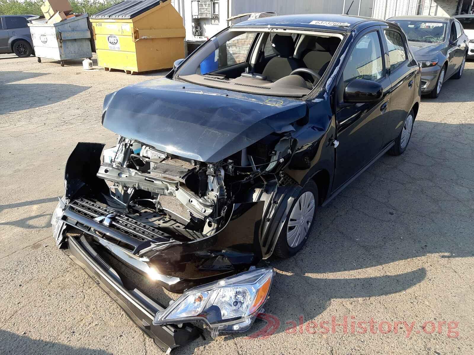 ML32AUHJ3MH006752 2021 MITSUBISHI MIRAGE