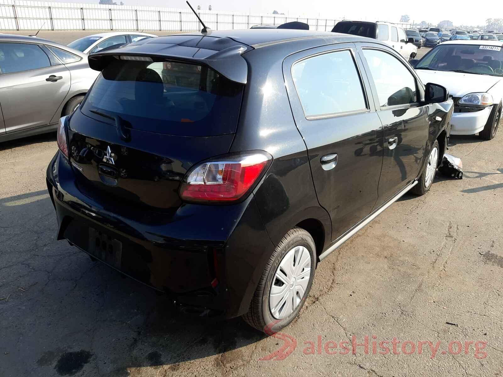 ML32AUHJ3MH006752 2021 MITSUBISHI MIRAGE