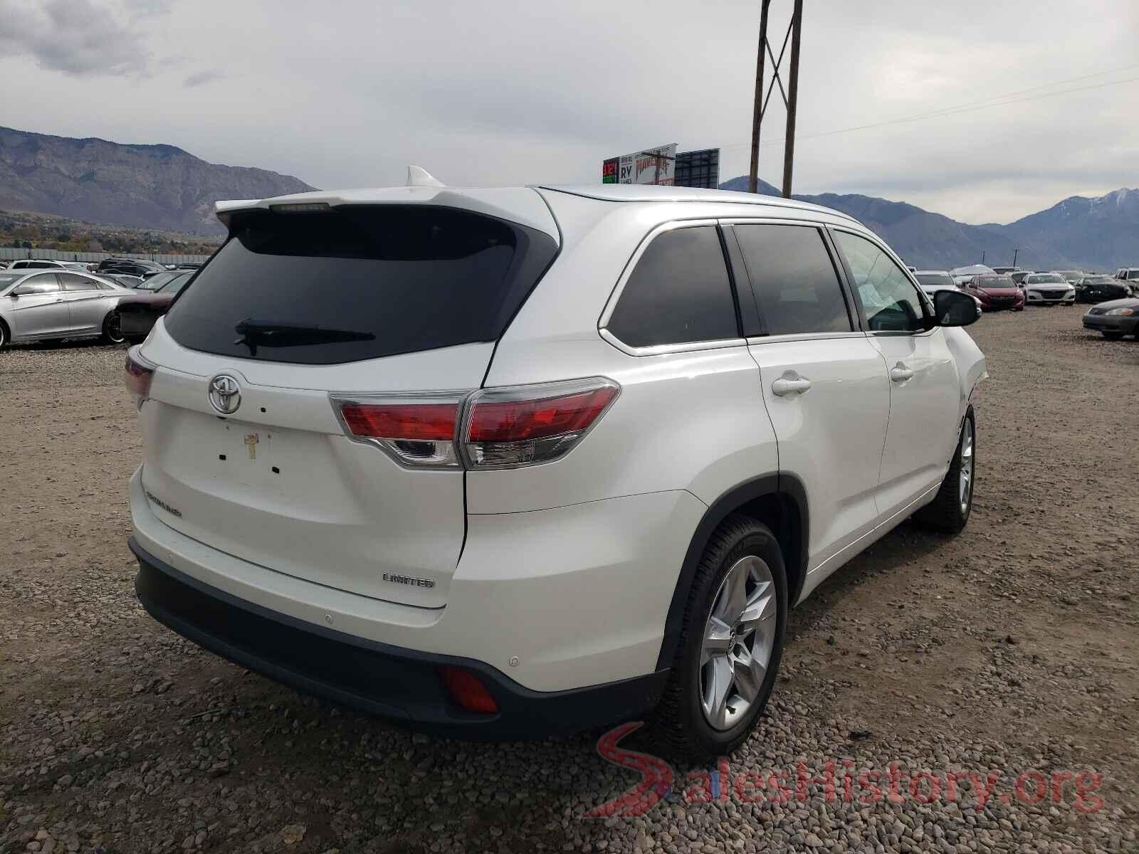 5TDYKRFH5GS166312 2016 TOYOTA HIGHLANDER