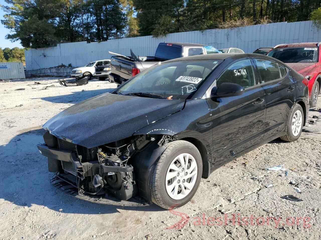 5NPD74LF6JH354565 2018 HYUNDAI ELANTRA