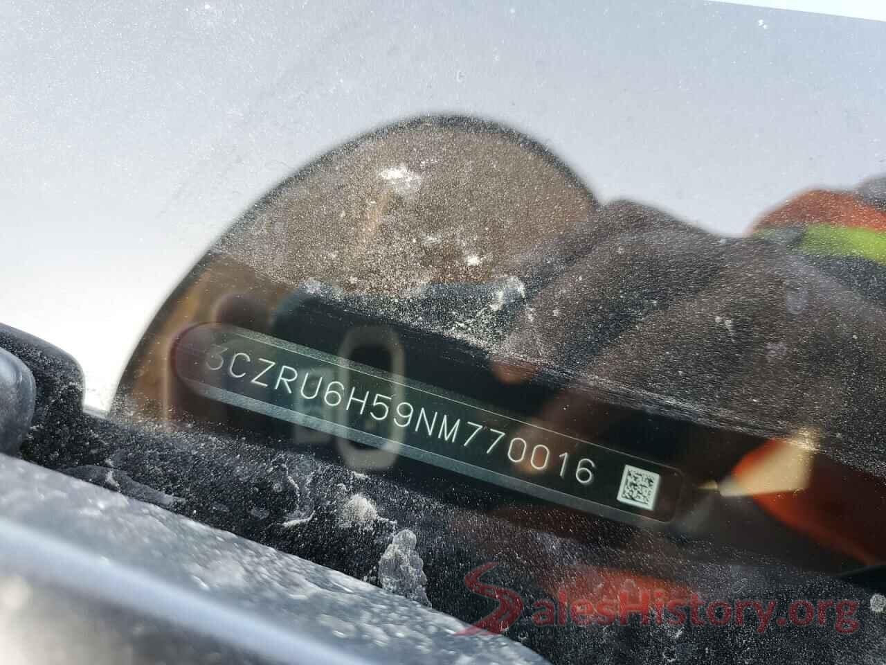 3CZRU6H59NM770016 2022 HONDA HR-V