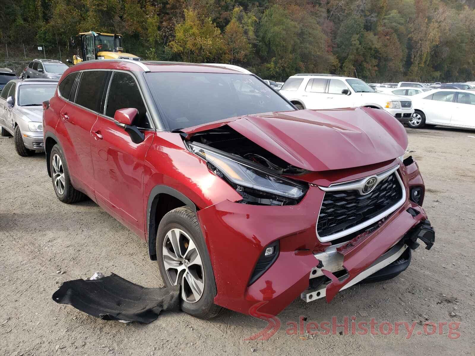 5TDGZRBH8MS098404 2021 TOYOTA HIGHLANDER