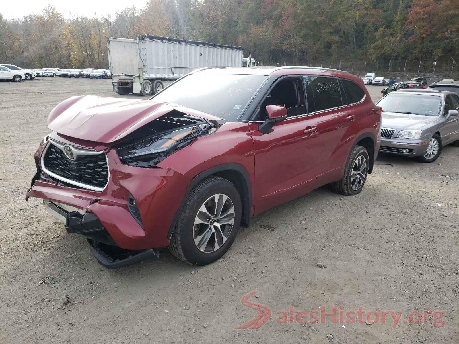 5TDGZRBH8MS098404 2021 TOYOTA HIGHLANDER