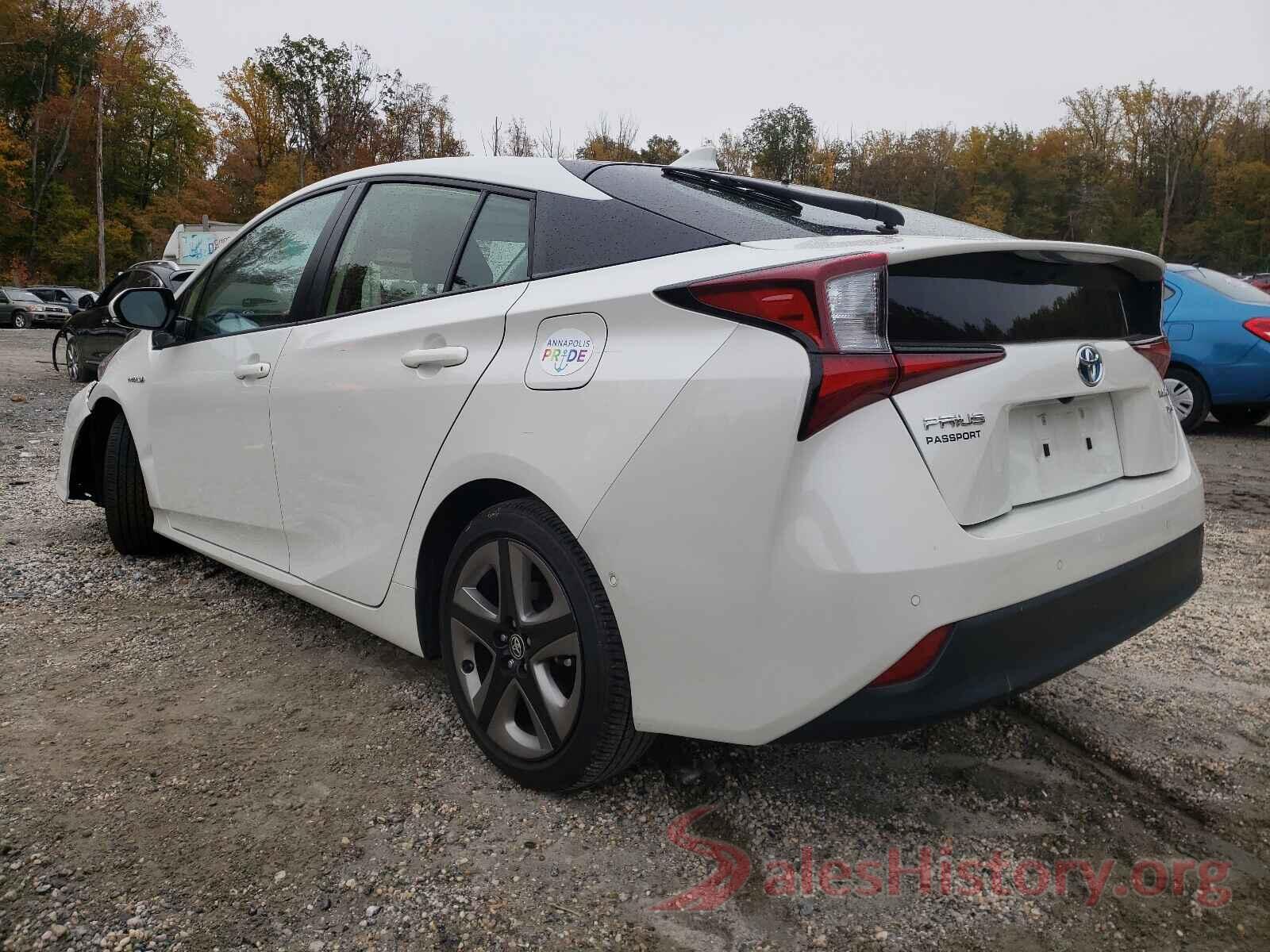 JTDKARFU9K3073664 2019 TOYOTA PRIUS