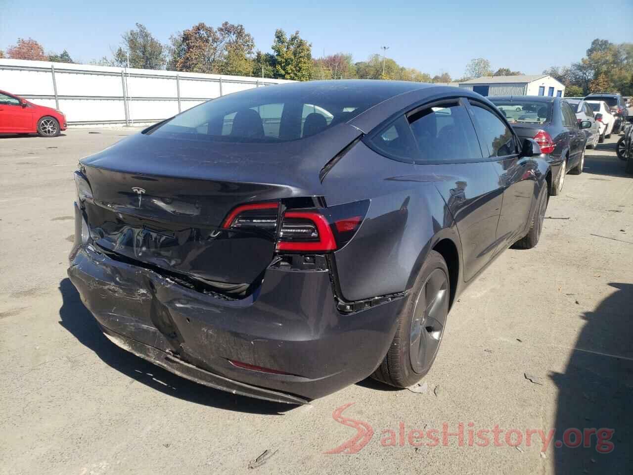 5YJ3E1EA2NF230668 2022 TESLA MODEL 3