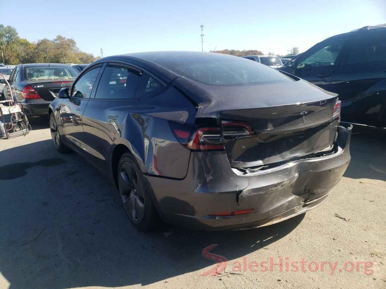 5YJ3E1EA2NF230668 2022 TESLA MODEL 3