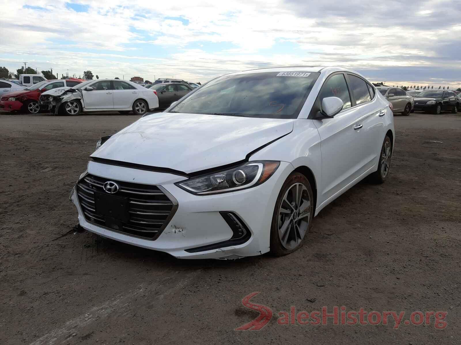 5NPD84LF6HH005378 2017 HYUNDAI ELANTRA