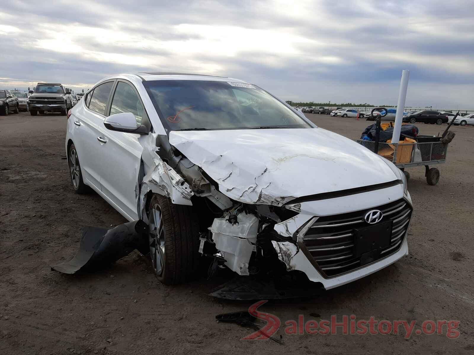 5NPD84LF6HH005378 2017 HYUNDAI ELANTRA