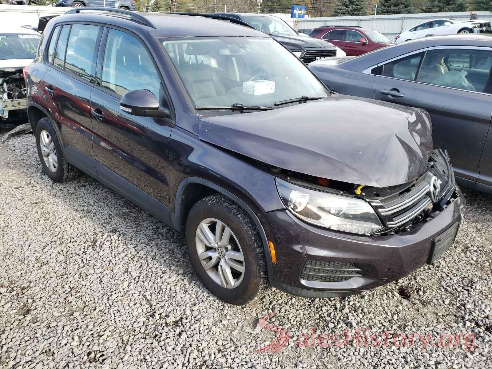 WVGBV7AX5GW592593 2016 VOLKSWAGEN TIGUAN