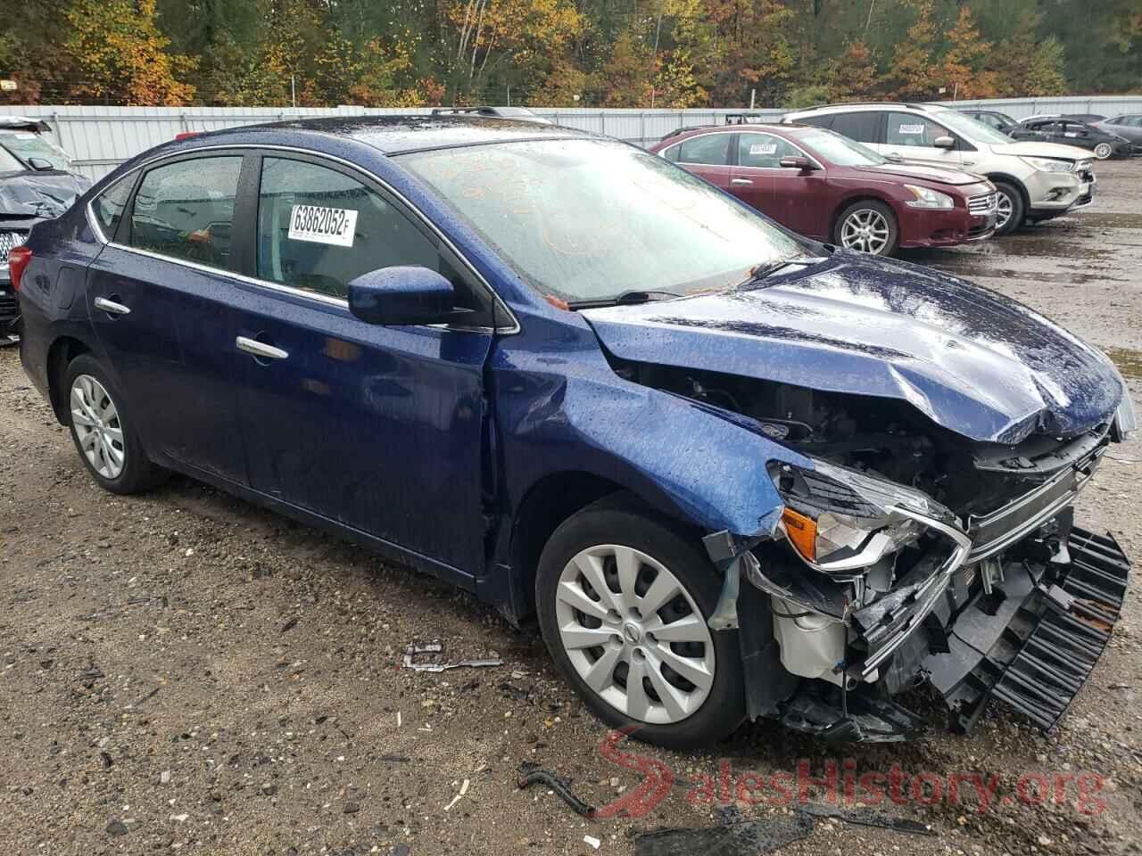 3N1AB7APXKY304323 2019 NISSAN SENTRA