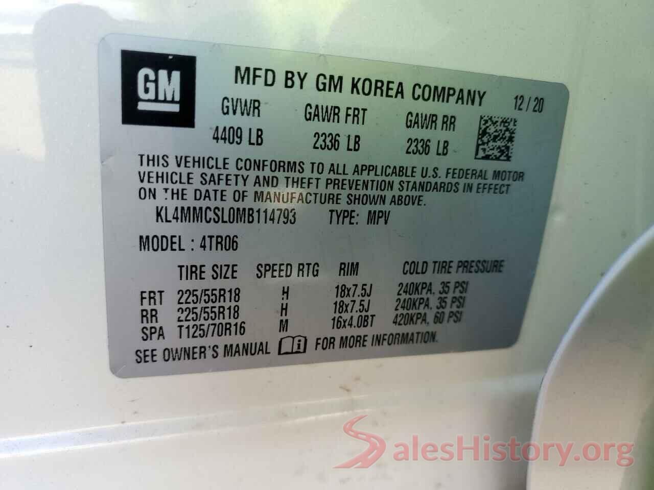 KL4MMCSL0MB114793 2021 BUICK ENCORE