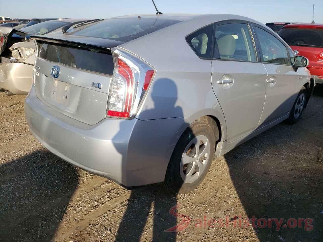 JTDKN3DU9D5695922 2013 TOYOTA PRIUS