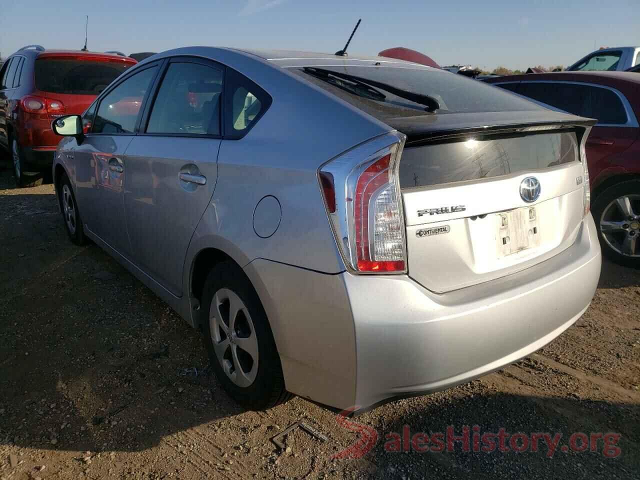 JTDKN3DU9D5695922 2013 TOYOTA PRIUS