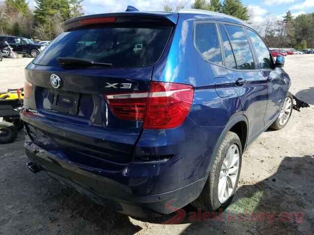 5UXWX9C57H0T08780 2017 BMW X3