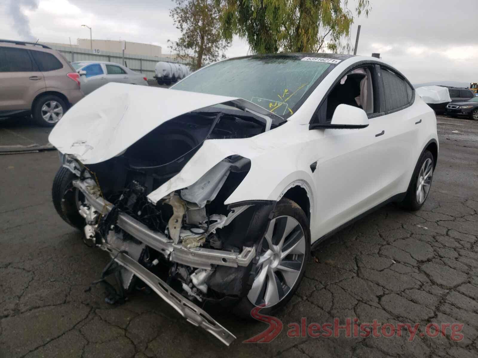 5YJYGDEE9MF145524 2021 TESLA MODEL Y