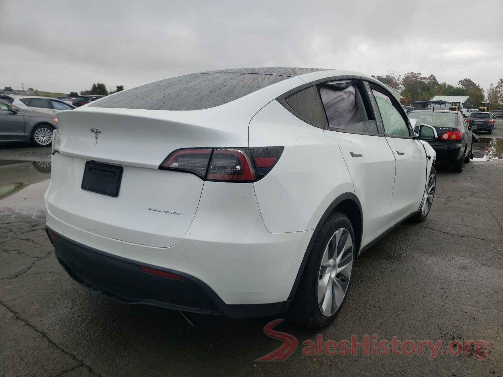 5YJYGDEE9MF145524 2021 TESLA MODEL Y