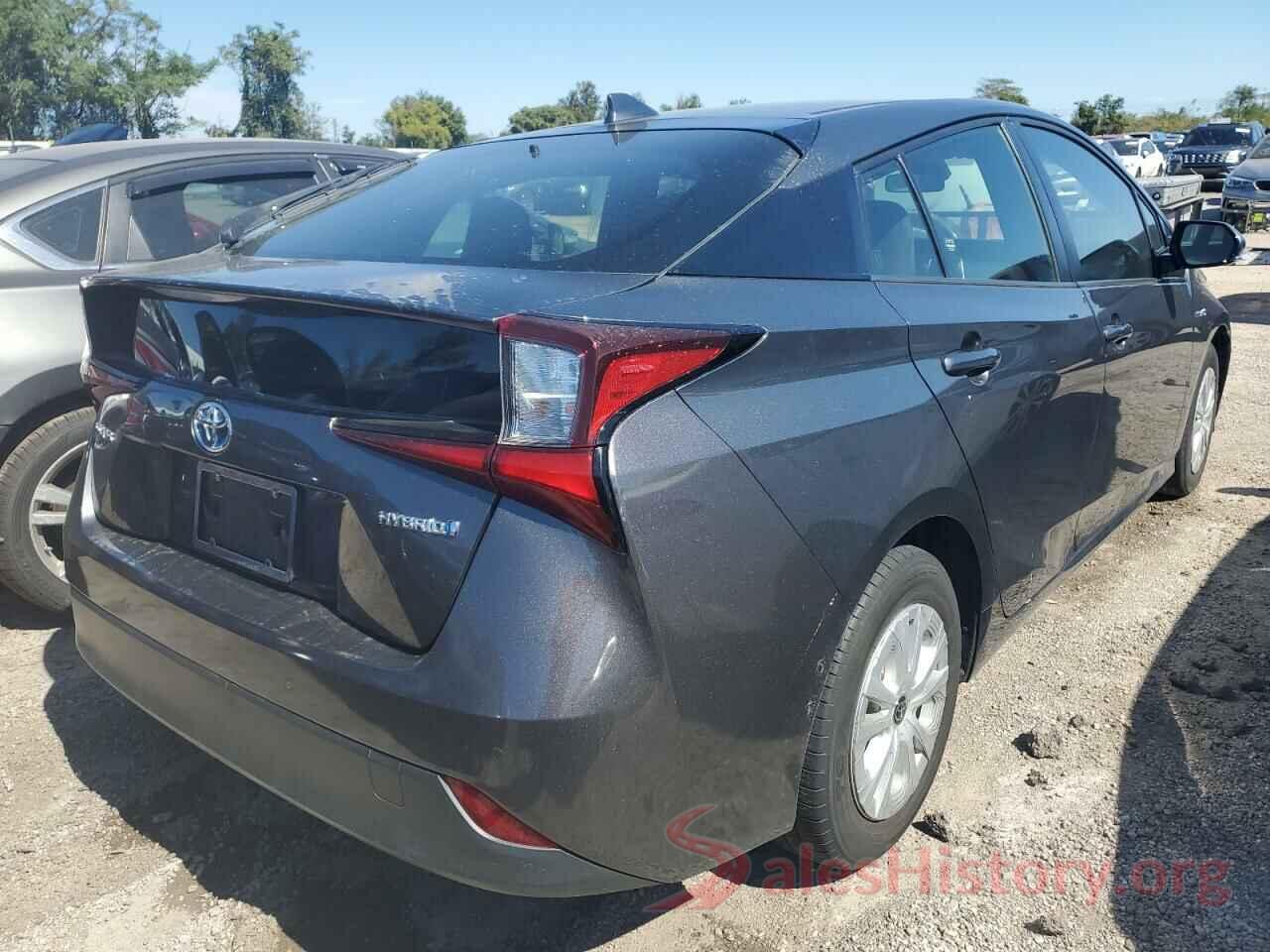 JTDKARFU1K3081306 2019 TOYOTA PRIUS