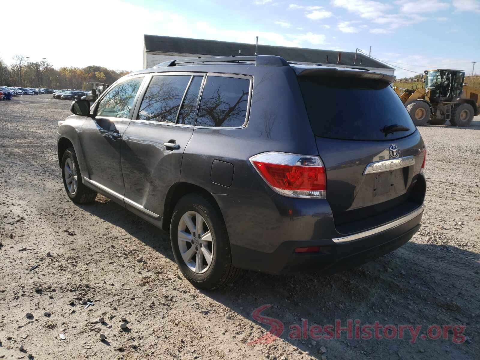 5TDBK3EH8CS153696 2012 TOYOTA HIGHLANDER