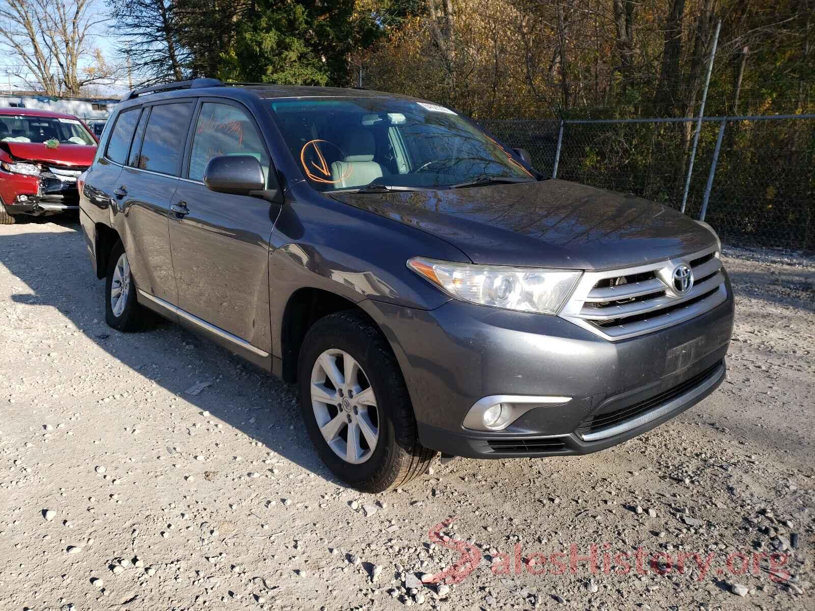 5TDBK3EH8CS153696 2012 TOYOTA HIGHLANDER