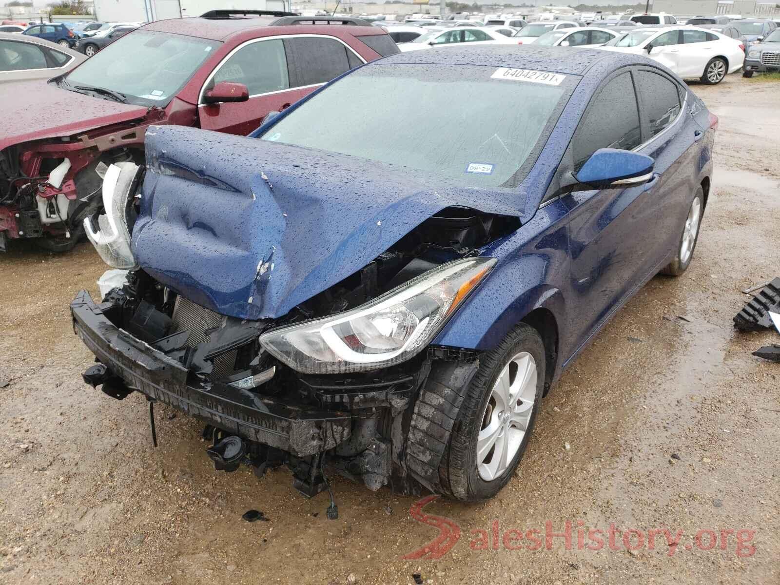 5NPDH4AE9GH754992 2016 HYUNDAI ELANTRA