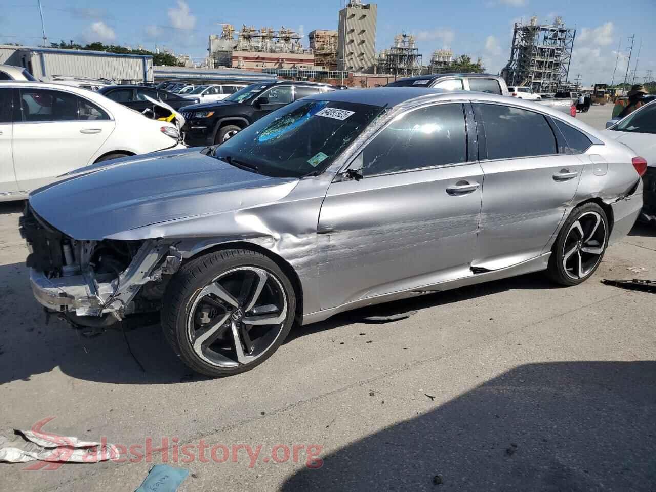 2021 HONDA ACCORD VIN 1HGCV1F41MA089271, auction photo