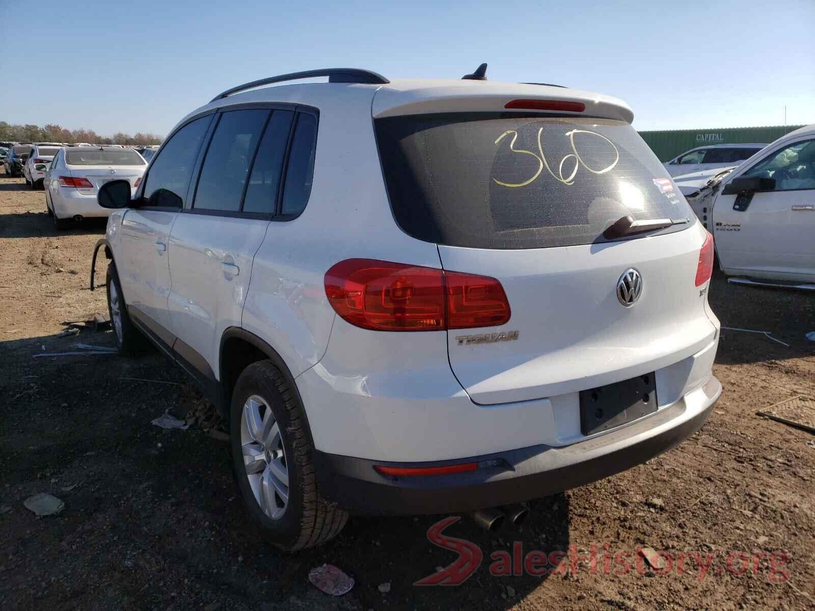 WVGAV7AXXHK012288 2017 VOLKSWAGEN TIGUAN