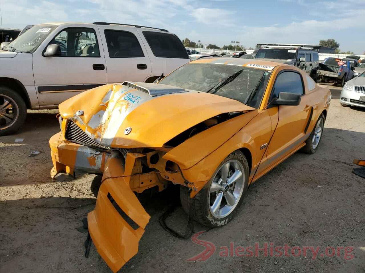 1ZVHT82H185100387 2008 FORD MUSTANG