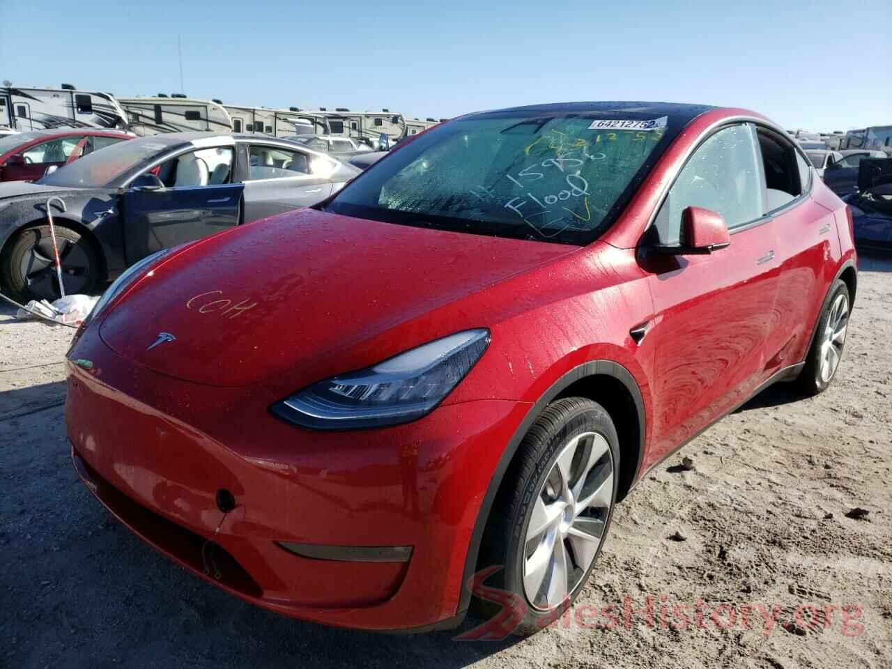 5YJYGDEE1MF243723 2021 TESLA MODEL Y