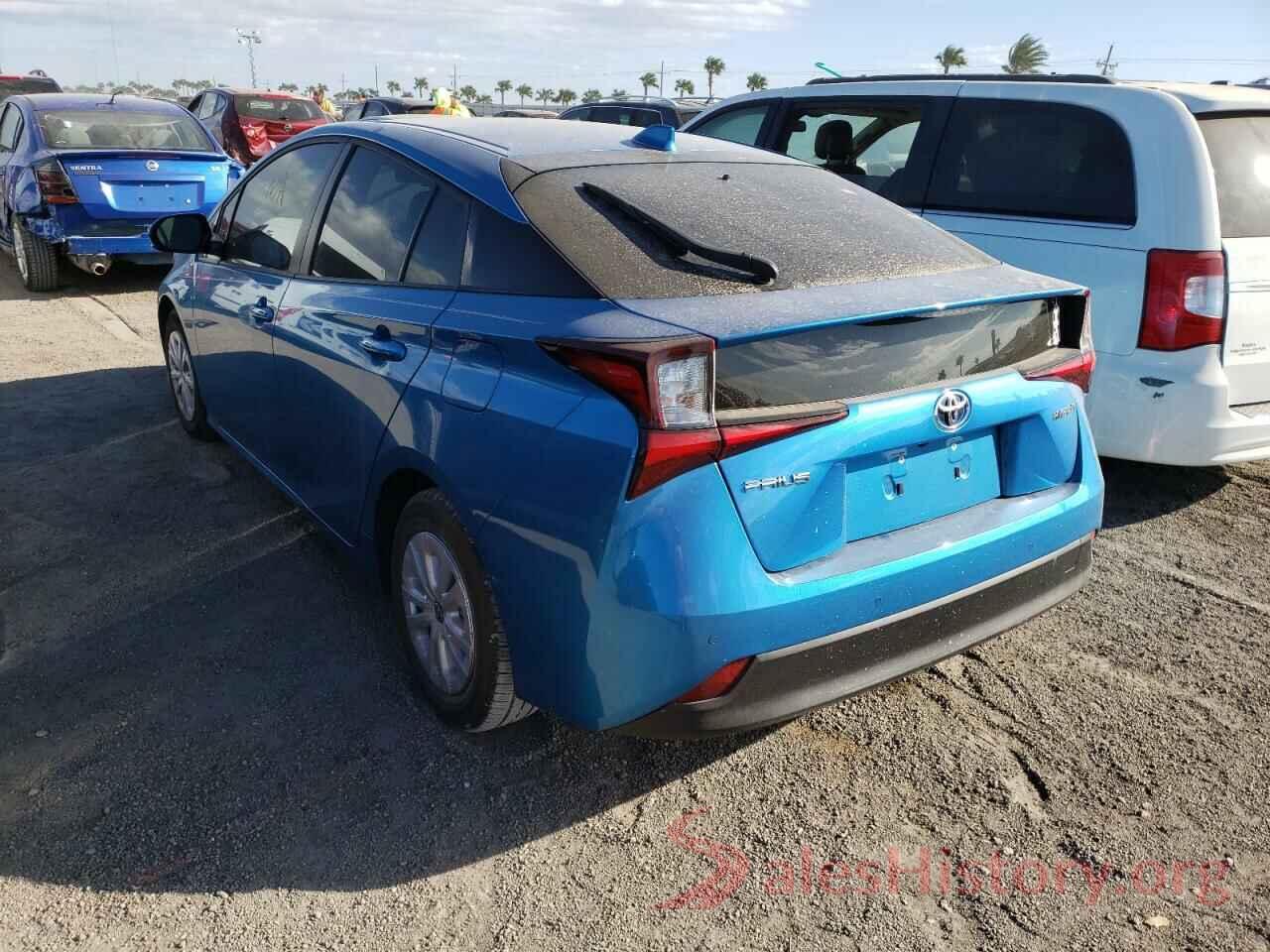 JTDKARFU3L3116378 2020 TOYOTA PRIUS