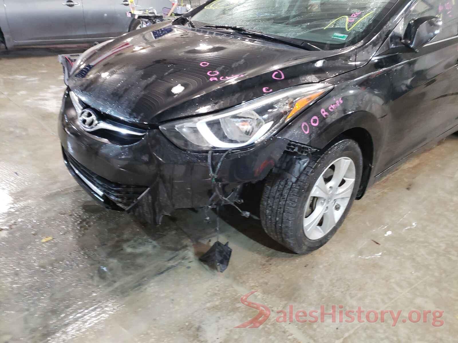 5NPDH4AE6GH794897 2016 HYUNDAI ELANTRA