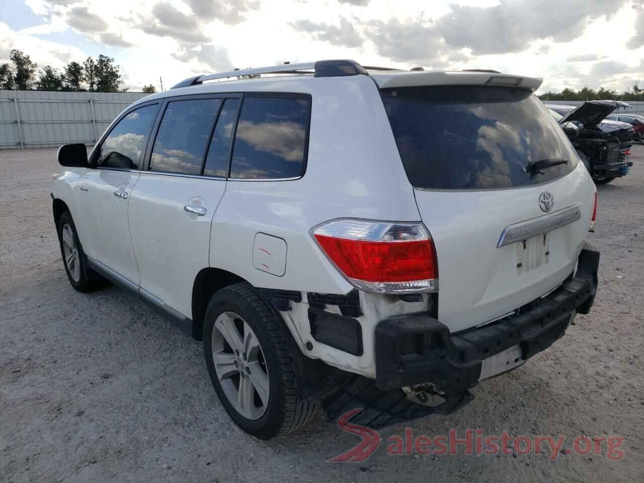 5TDDK3EH8CS168823 2012 TOYOTA HIGHLANDER