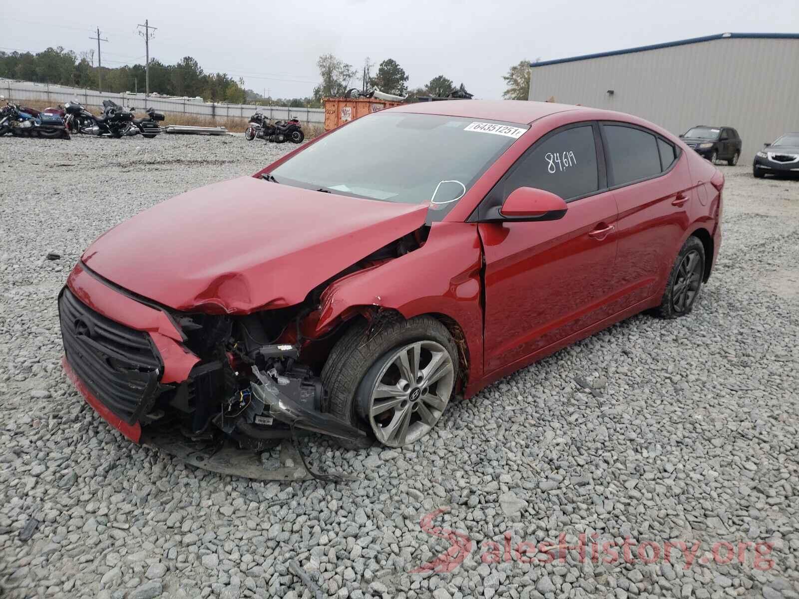 5NPD84LF7HH162692 2017 HYUNDAI ELANTRA