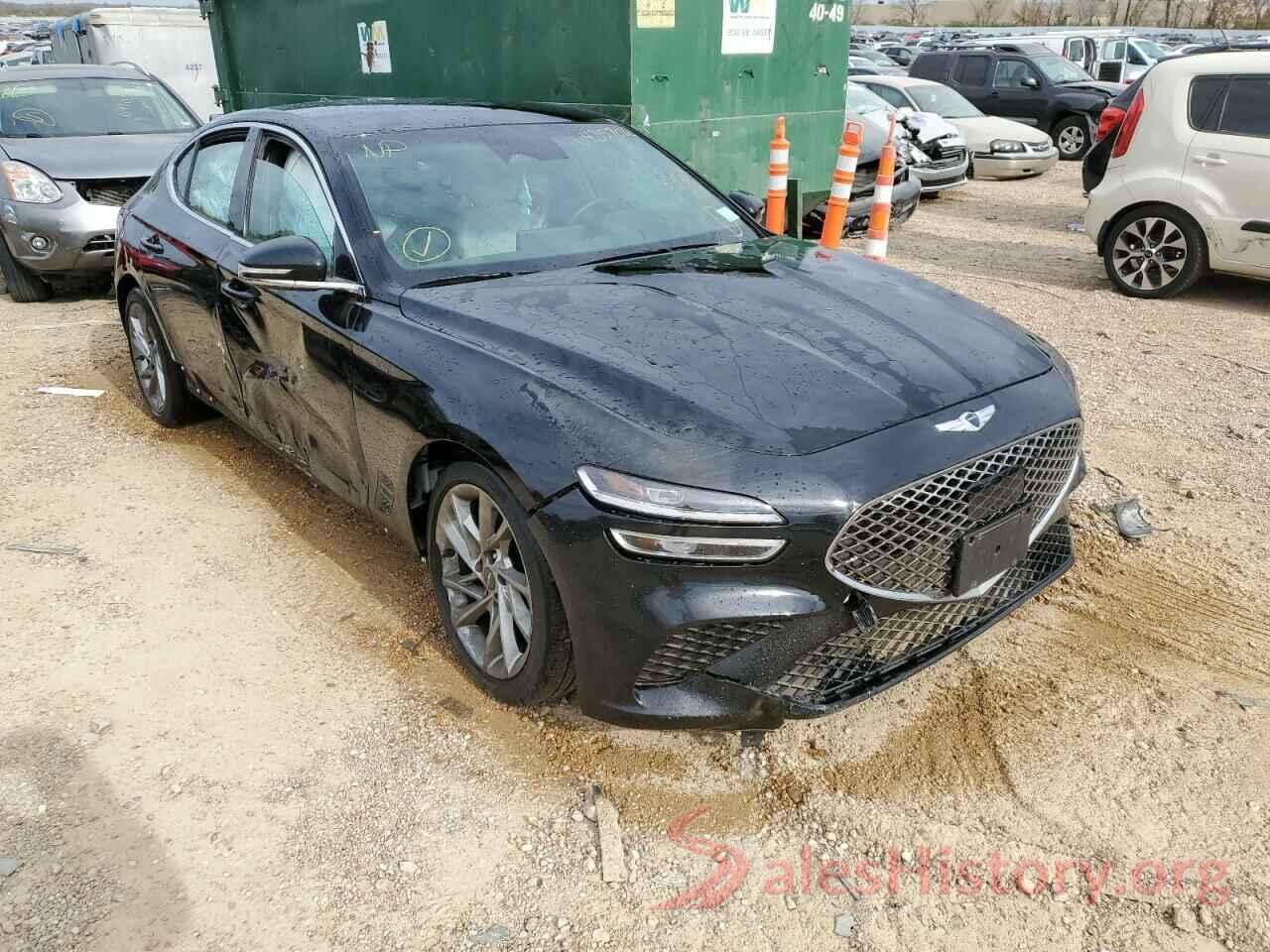 KMTG34TA8NU094471 2022 GENESIS G70 BASE