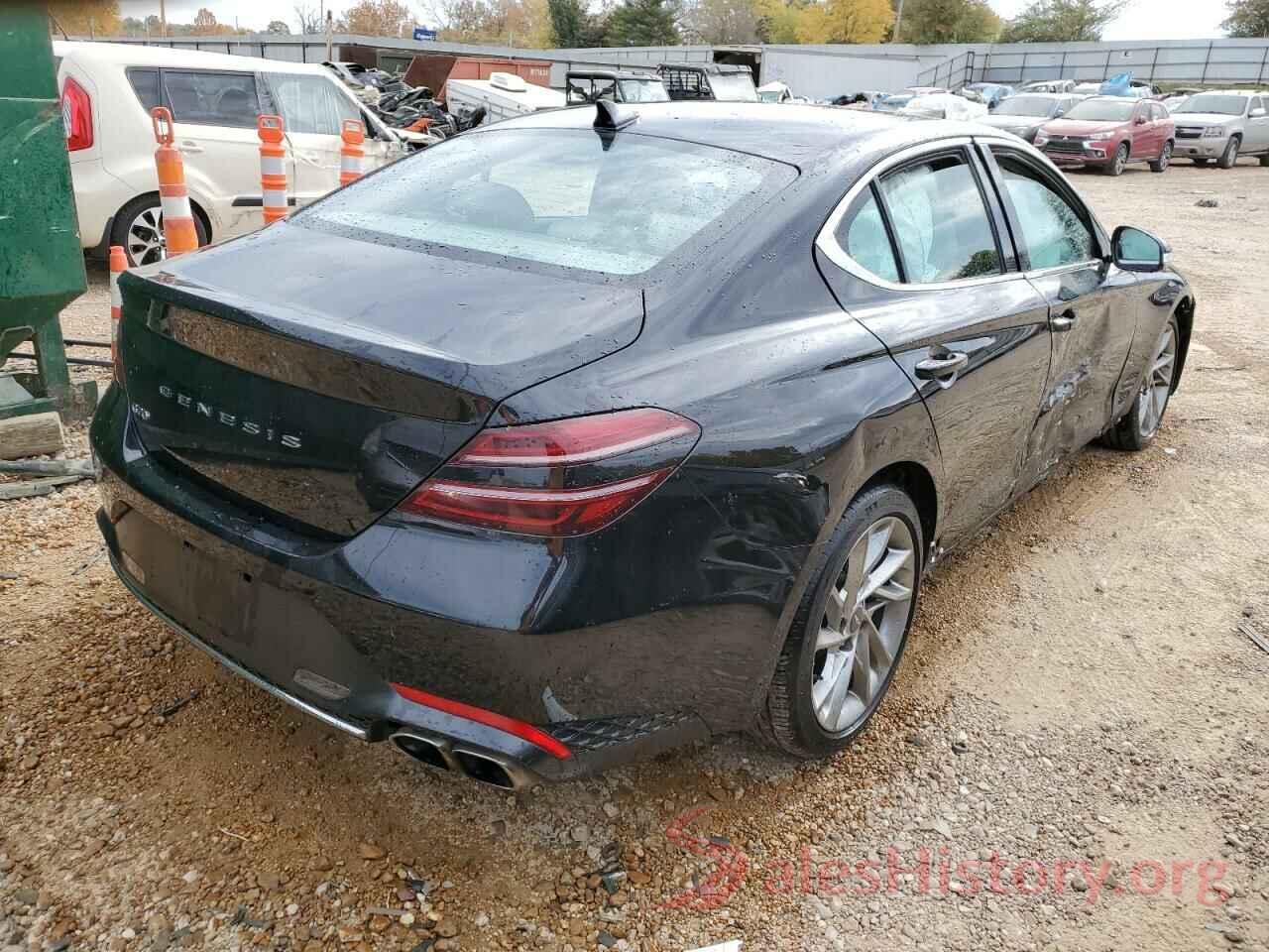 KMTG34TA8NU094471 2022 GENESIS G70 BASE