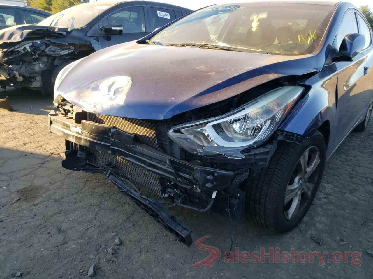 5NPDH4AE0GH726904 2016 HYUNDAI ELANTRA