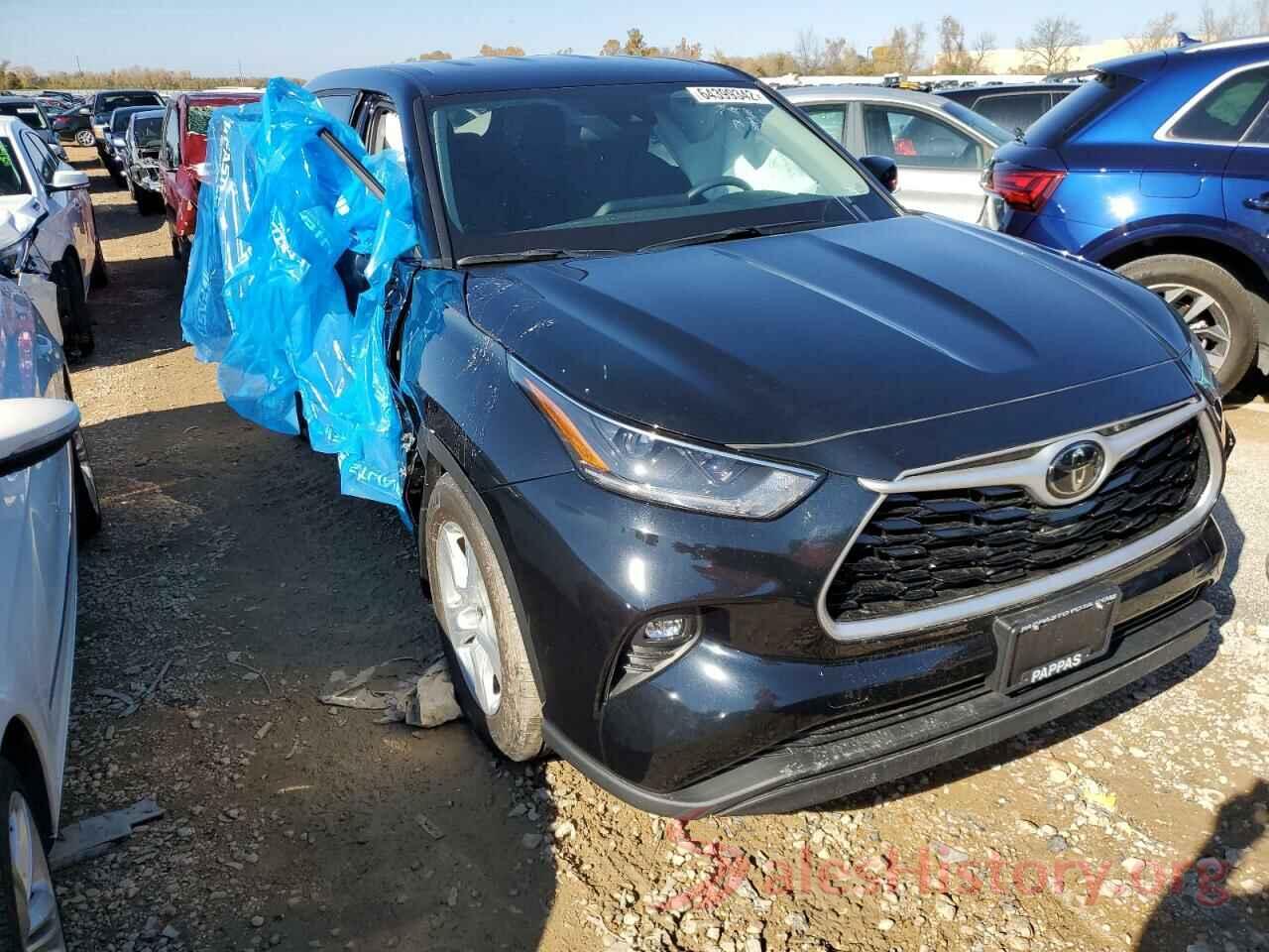 5TDBZRBH2MS085609 2021 TOYOTA HIGHLANDER