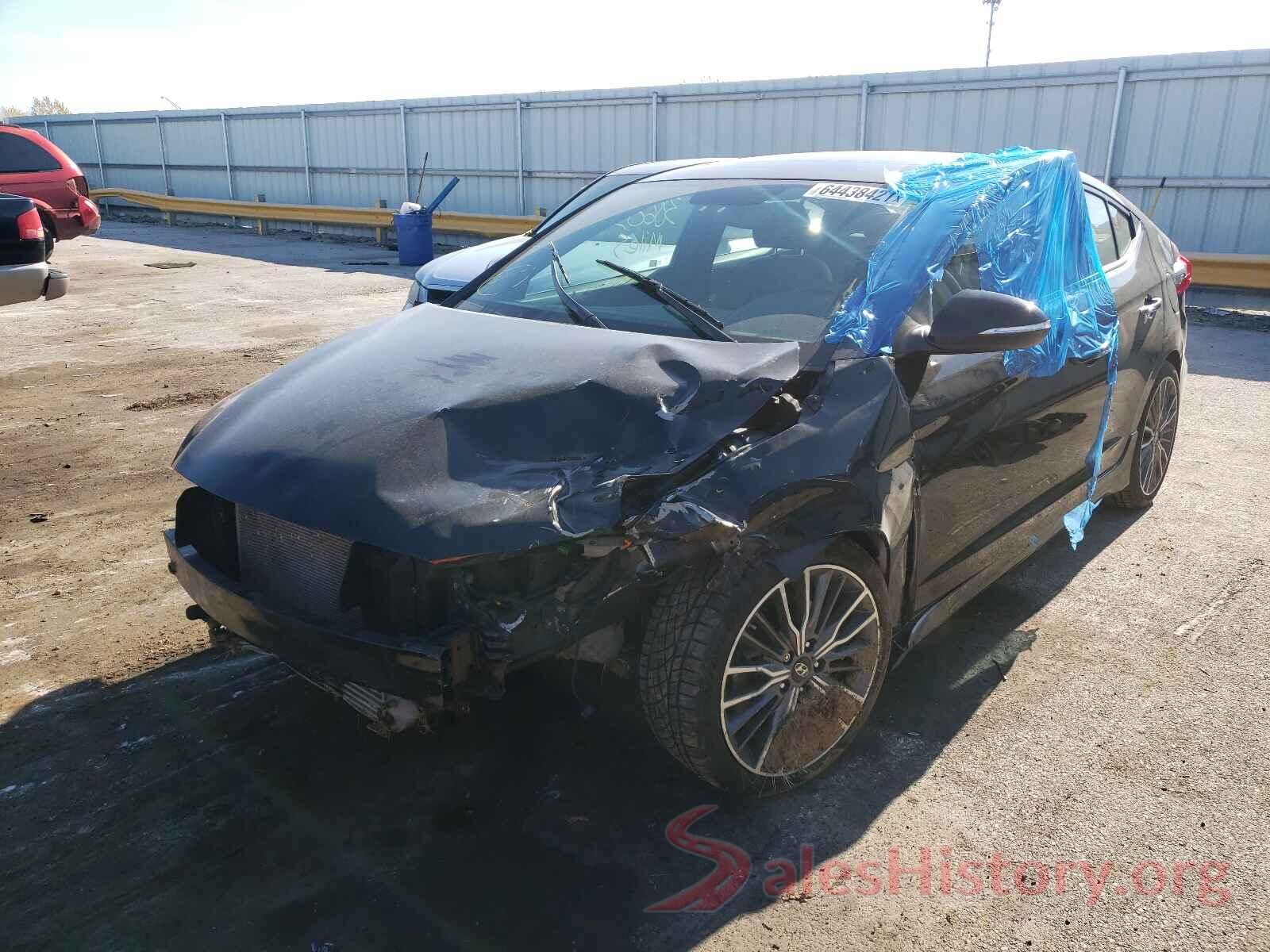 KMHD04LBXJU474632 2018 HYUNDAI ELANTRA