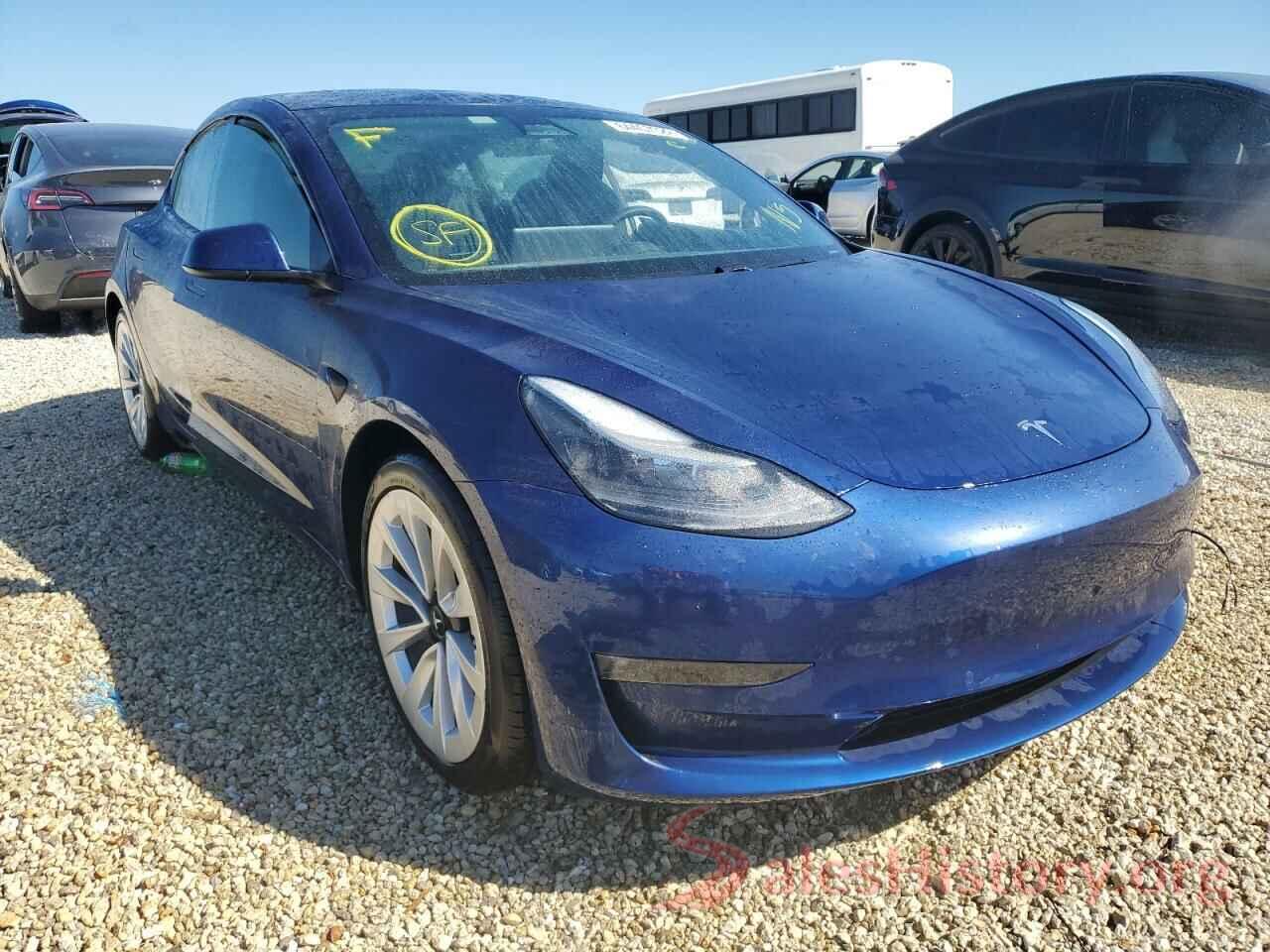 5YJ3E1EB6MF902433 2021 TESLA MODEL 3