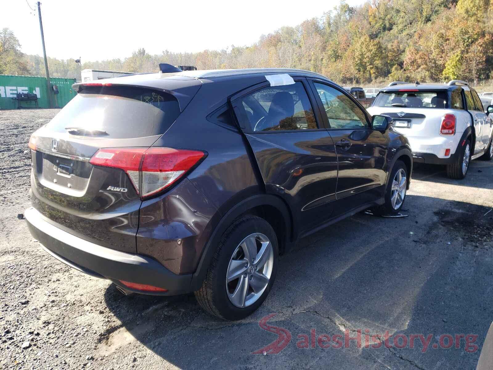 3CZRU6H72KM729207 2019 HONDA HR-V