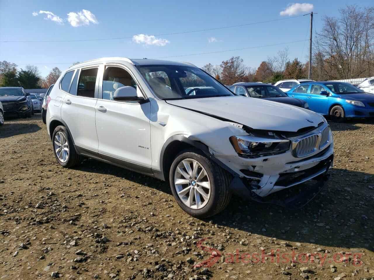 5UXWX9C35H0W70007 2017 BMW X3