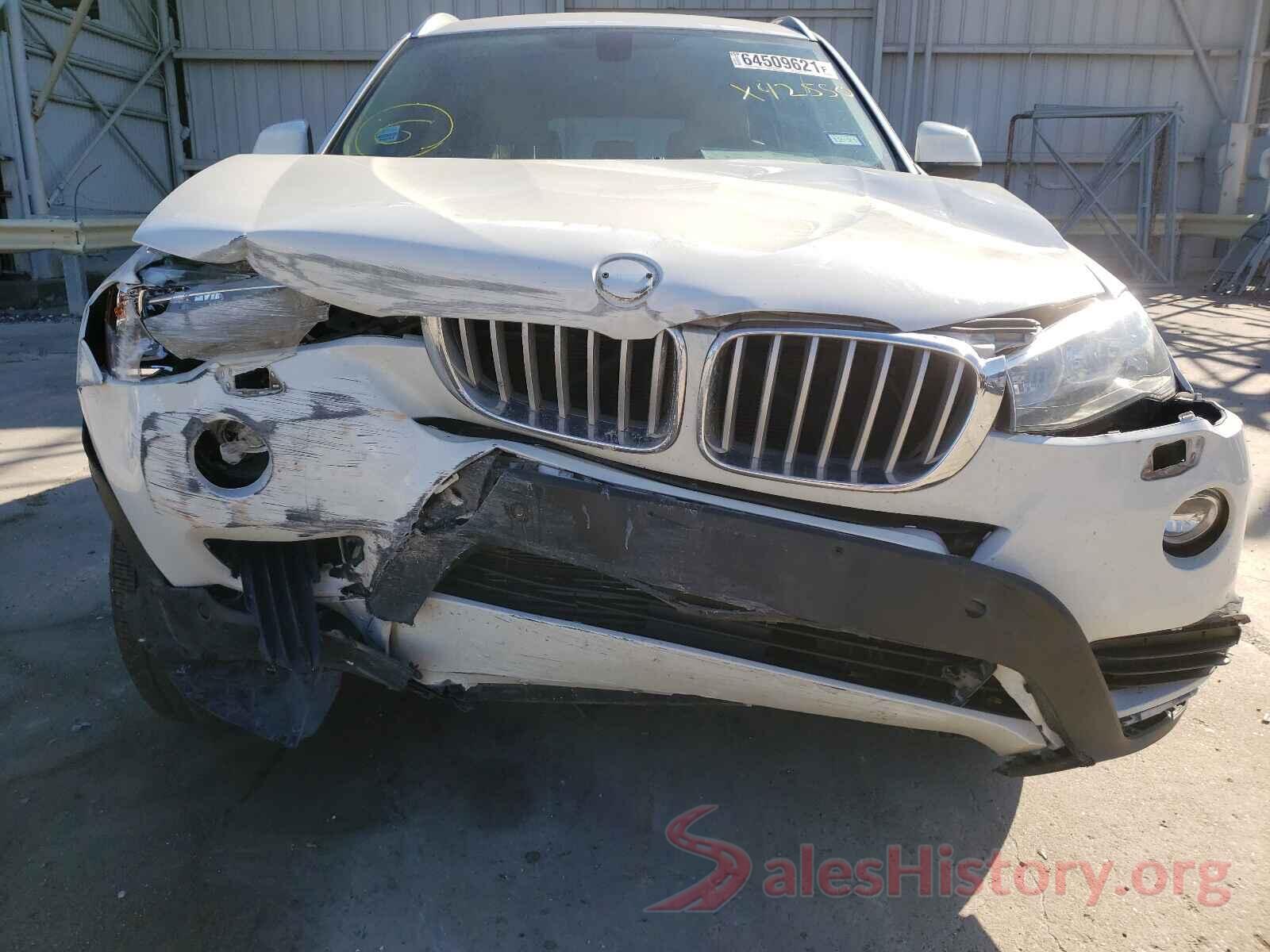 5UXWZ7C35H0X42550 2017 BMW X3